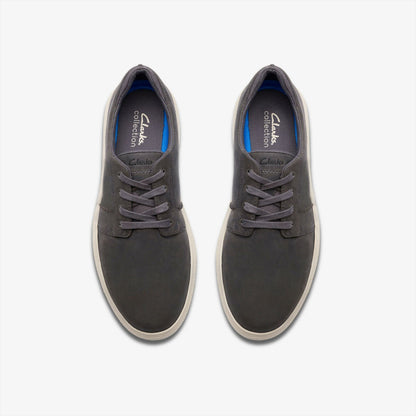 Brodin Seam Dark Grey Leather | Clarks discount