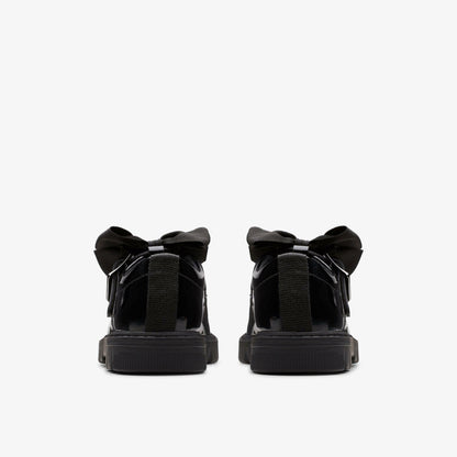 Lorcam Jane Kid Black Patent | Clarks Sale