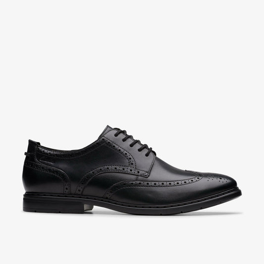 Banbury Tip Black Leather | Clarks Sale
