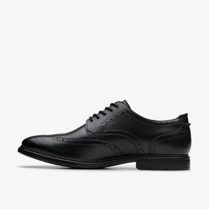 Banbury Tip Black Leather | Clarks Sale