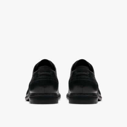 Banbury Tip Black Leather | Clarks Sale