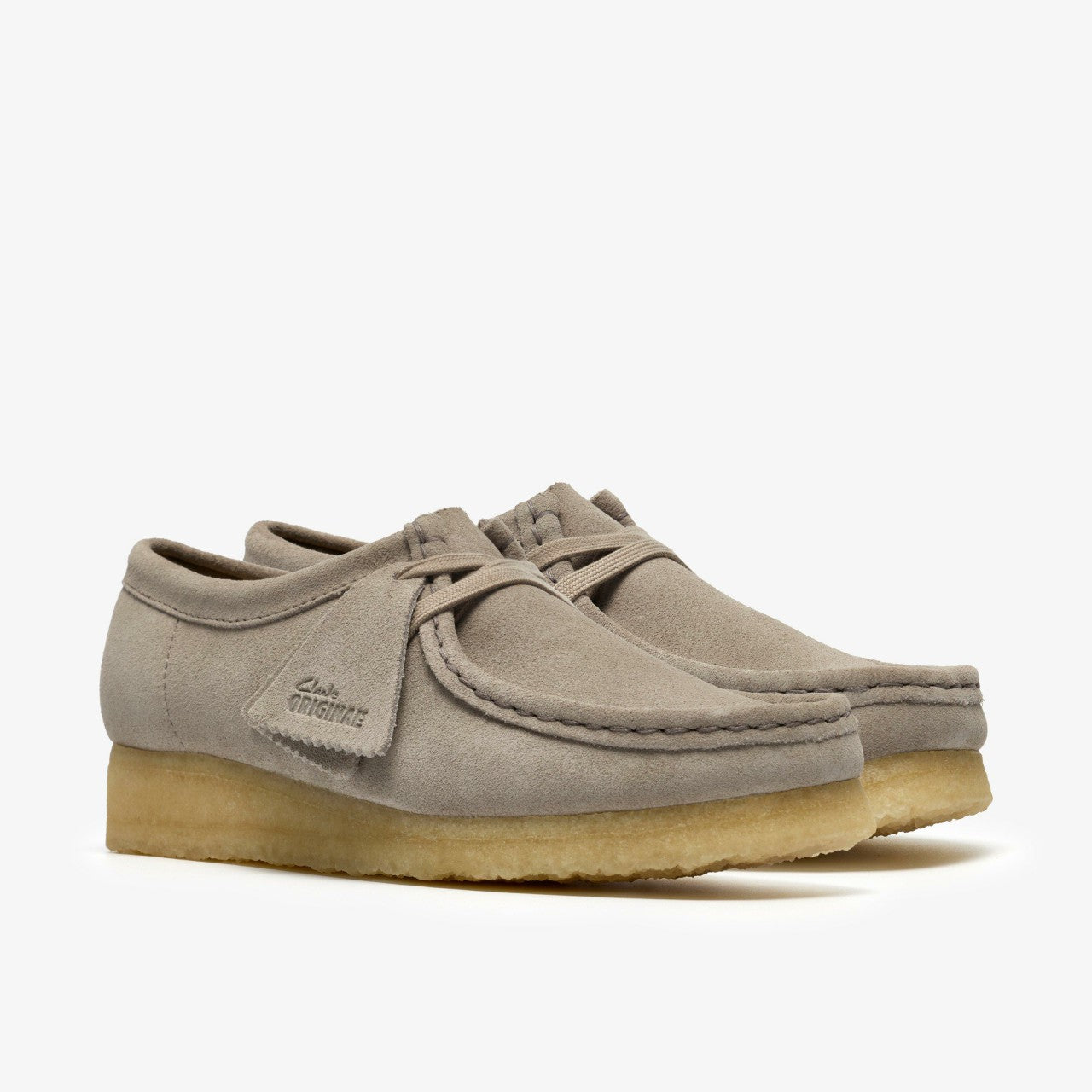 Wallabee Pale Grey Suede | Clarks online