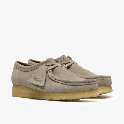 Wallabee Pale Grey Suede | Clarks online