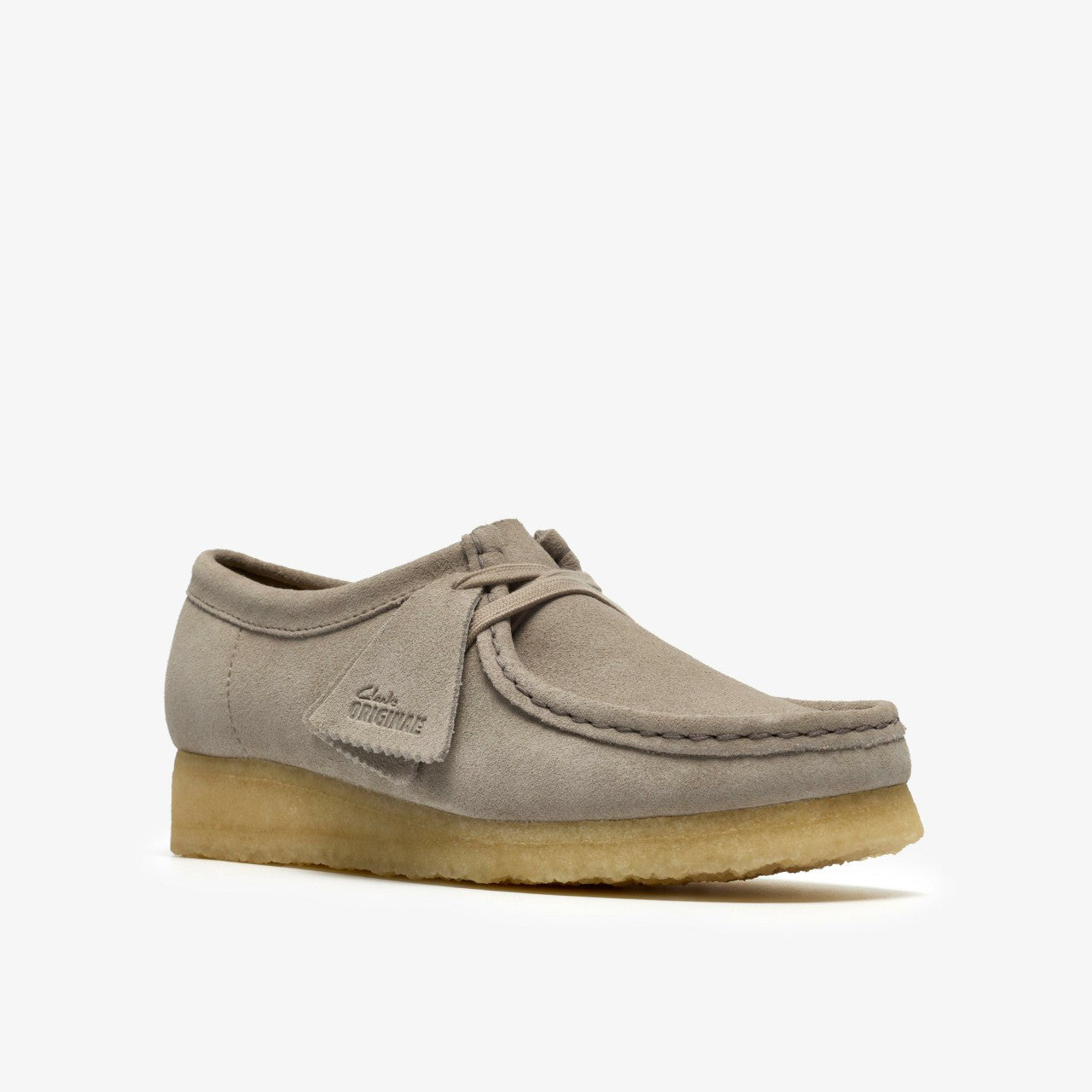 Wallabee Pale Grey Suede | Clarks online