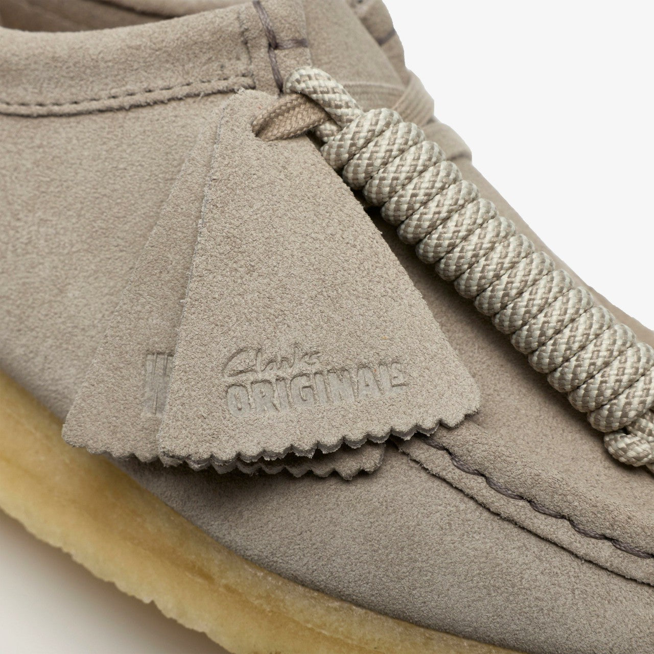 Wallabee Pale Grey Suede | Clarks online