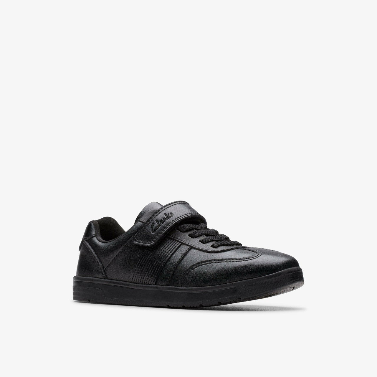 Disco Pace Kid Black Leather | Clarks for sale