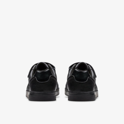 Disco Pace Kid Black Leather | Clarks for sale