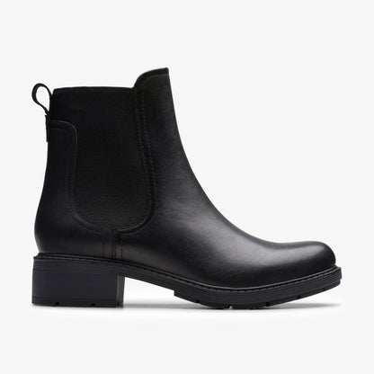 Hearth Top Black Leather | Clarks Sale