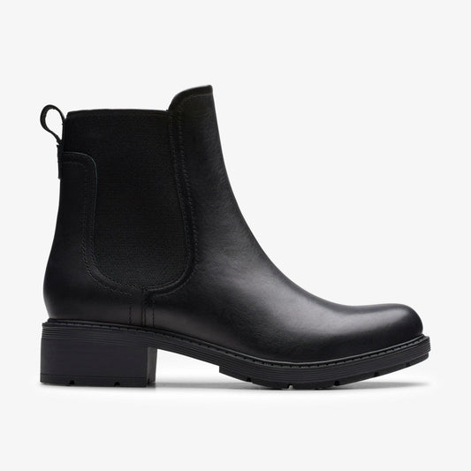Hearth Top Black Leather | Clarks Sale