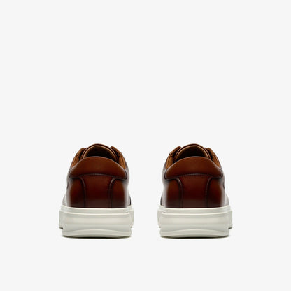 Goswell Tie Tan Leather | Clarks on Sale