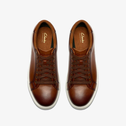 Goswell Tie Tan Leather | Clarks on Sale