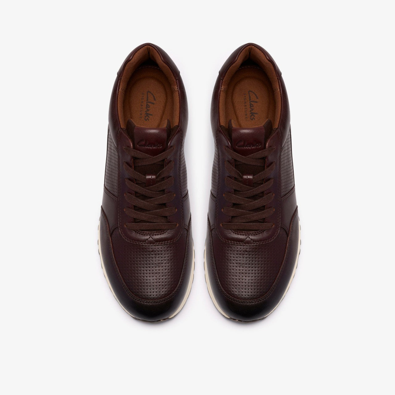 Radwell Tie Brown Leather | Clarks for sale