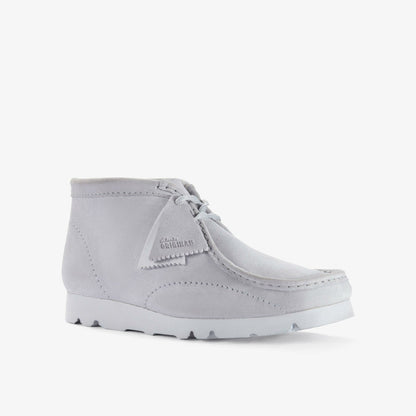 Wallabee Boot PAF Grey/Blue | Clarks on Sale