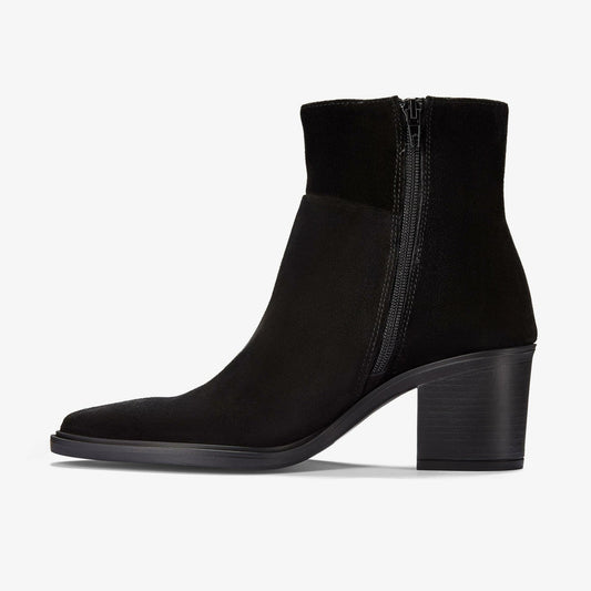 Jesse Zip Black Suede | Clarks outlet