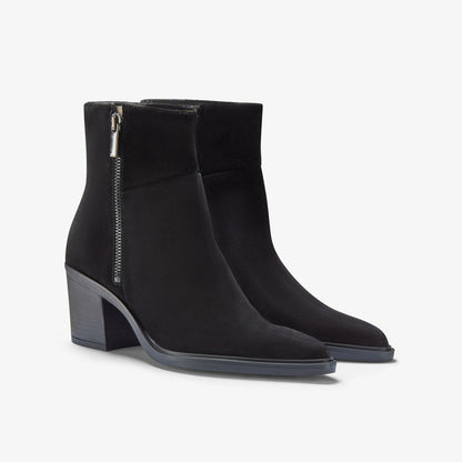 Jesse Zip Black Suede | Clarks outlet