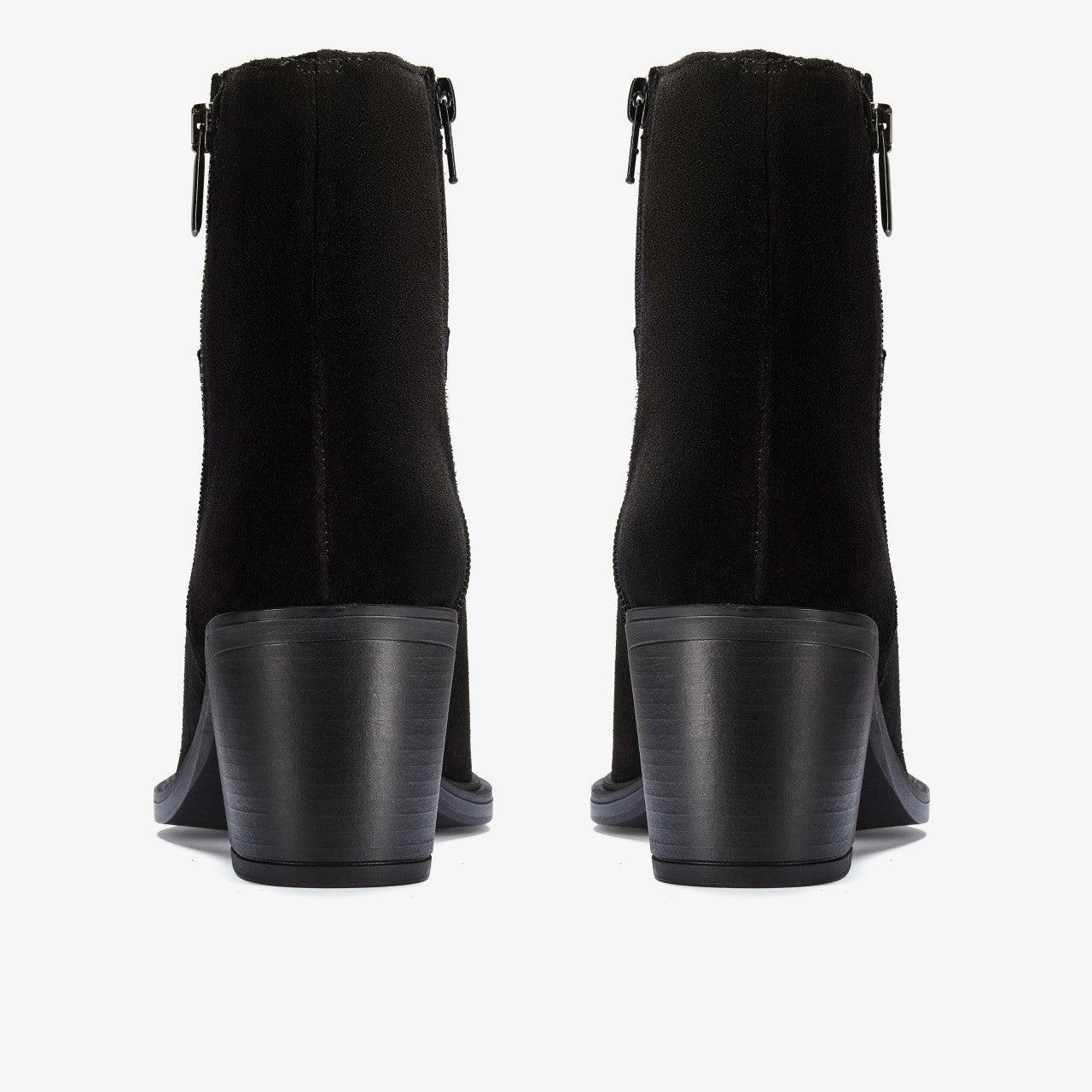 Jesse Zip Black Suede | Clarks outlet