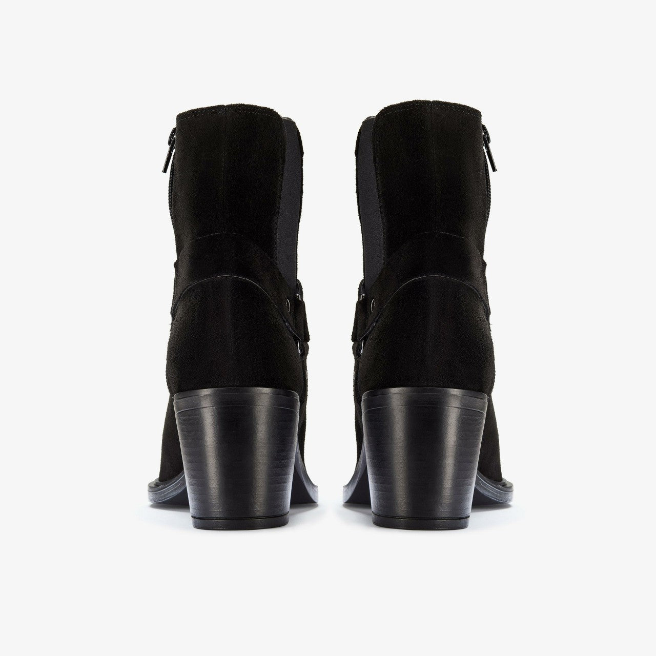 Jesse Buckle Black Suede | Clarks for sale