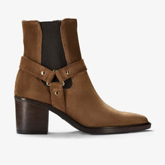 Dark Tan Suede