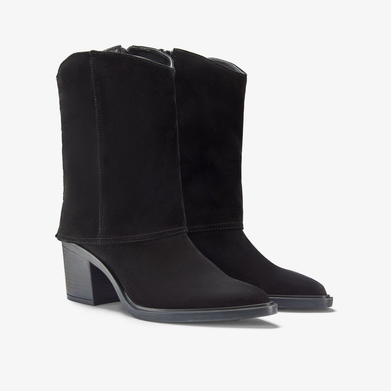 Jesse Mid Black Suede | Clarks online