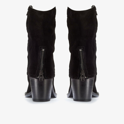 Jesse Mid Black Suede | Clarks online