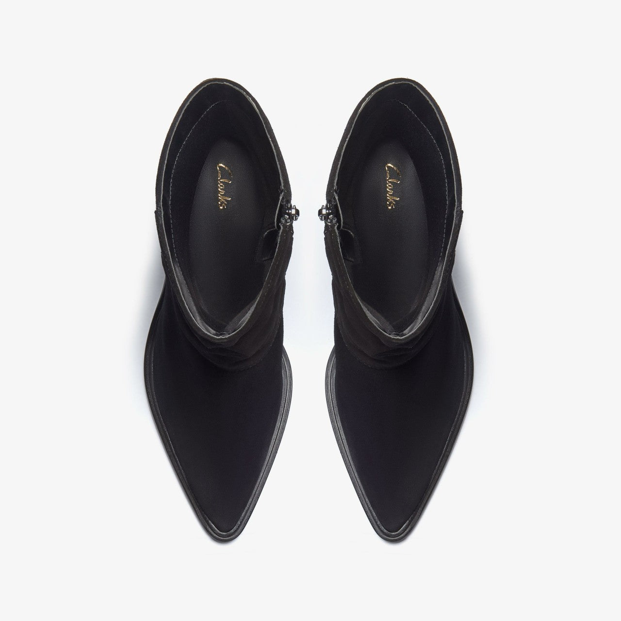 Jesse Mid Black Suede | Clarks online