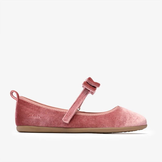 Charm Bow Kid Dusty Pink | Clarks for sale