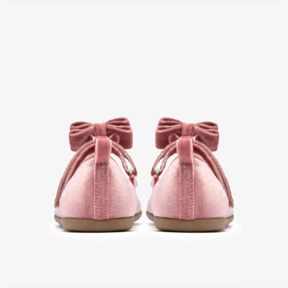 Charm Bow Kid Dusty Pink | Clarks for sale