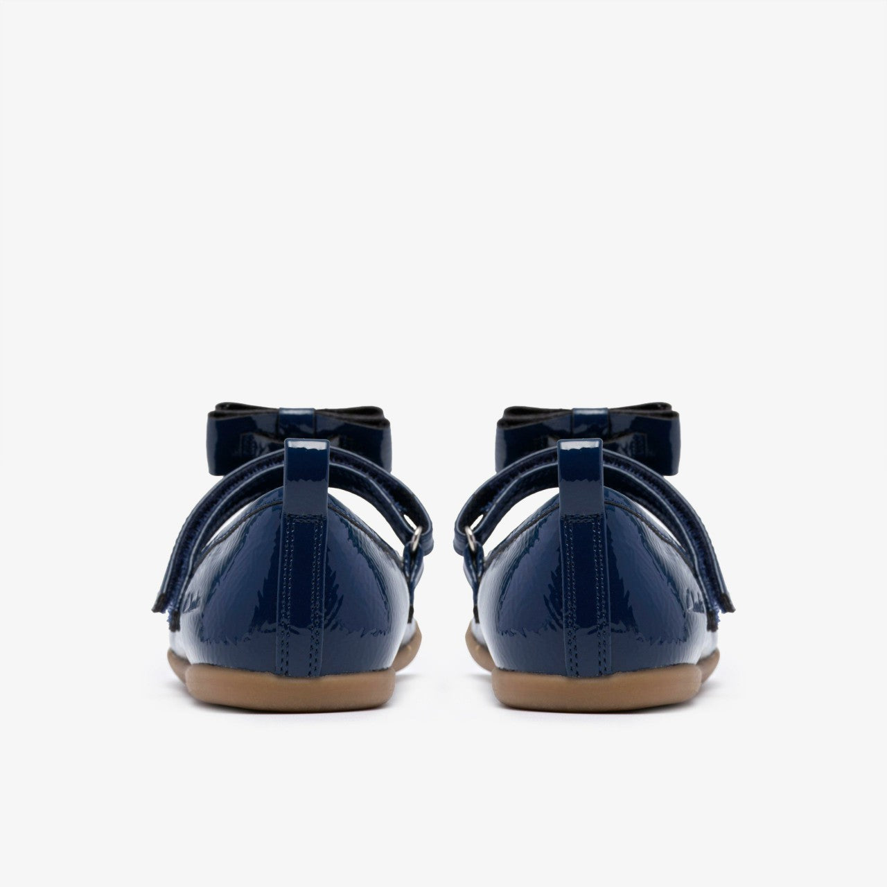 Charm Bow Kid Navy Patent | Clarks on Sale