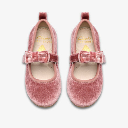 Charm Bow Toddler Dusty Pink | Clarks Sale