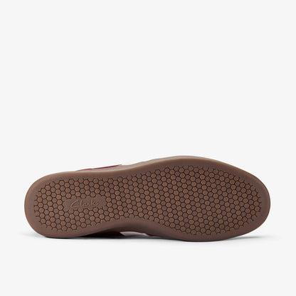 Seco Speed Burgundy Suede | Clarks for sale