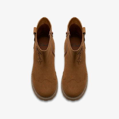 Adelaide Mid Kid Tan | Clarks online