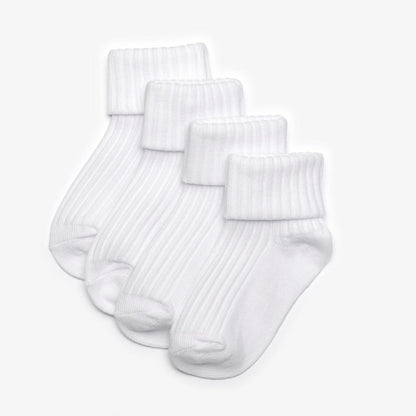 White Socks 4 Pack 6-12 Months White | Clarks outlet