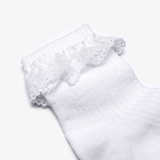 Frilly Socks White 4 Pack 1-2 Years White | Clarks discount
