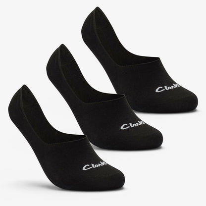 Sock Liners 3 Pack Size 6-11 Black Black | Clarks Sale