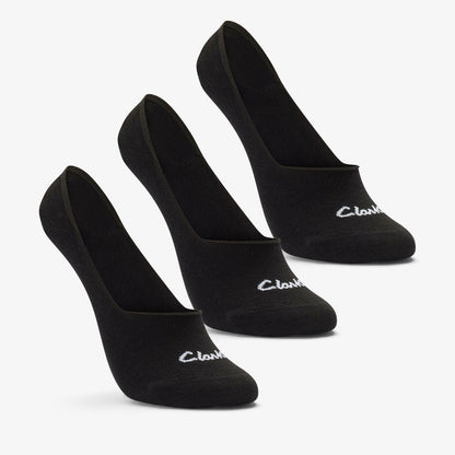 Sock Liners 3 Pack Size 2-8 Black Black | Clarks online