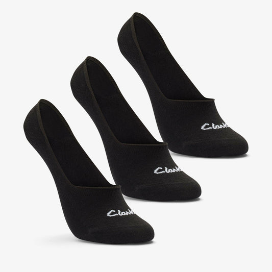 Sock Liners 3 Pack Size 2-8 Black Black | Clarks online