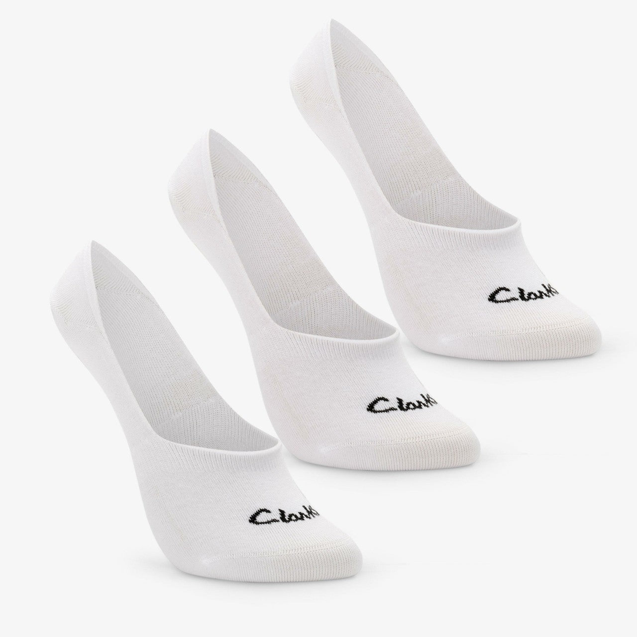 Sock Liners 3 Pack Size 2-8 White | Clarks on Sale