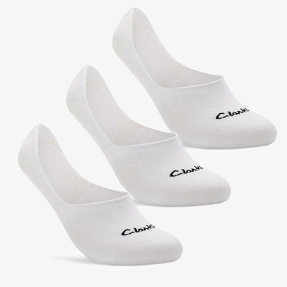 Sock Liners 3 Pack Size 6-11 White | Clarks discount