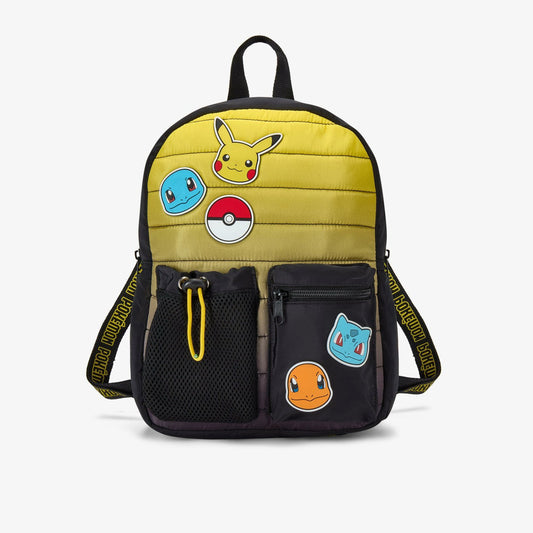 Pokemon Quilt Backpack Black Combination | Clarks outlet